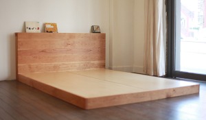 cherry simple head bed
