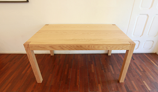 4-square oak table